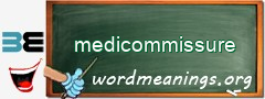 WordMeaning blackboard for medicommissure
